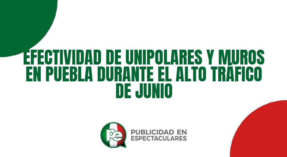 Código nº EFECTIVIDAD DE UNIPOLARES Y MUROS EN PUEBLA DURANTE EL ALTO TR&Aacute;FICO DE JUNIO