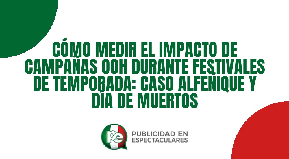 Código nº C&Oacute;MO MEDIR EL IMPACTO DE CAMPA&Ntilde;AS OOH DURANTE FESTIVALES DE TEMPORADA: CASO ALFE&Ntilde;IQUE Y D&Iacute;A DE MUERTOS